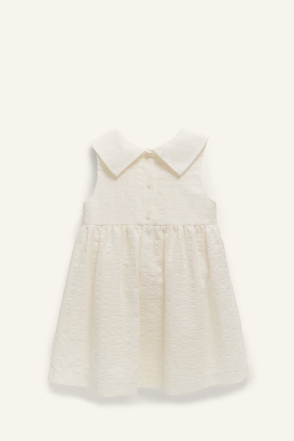 VESTIDO BLANCO BORDADO