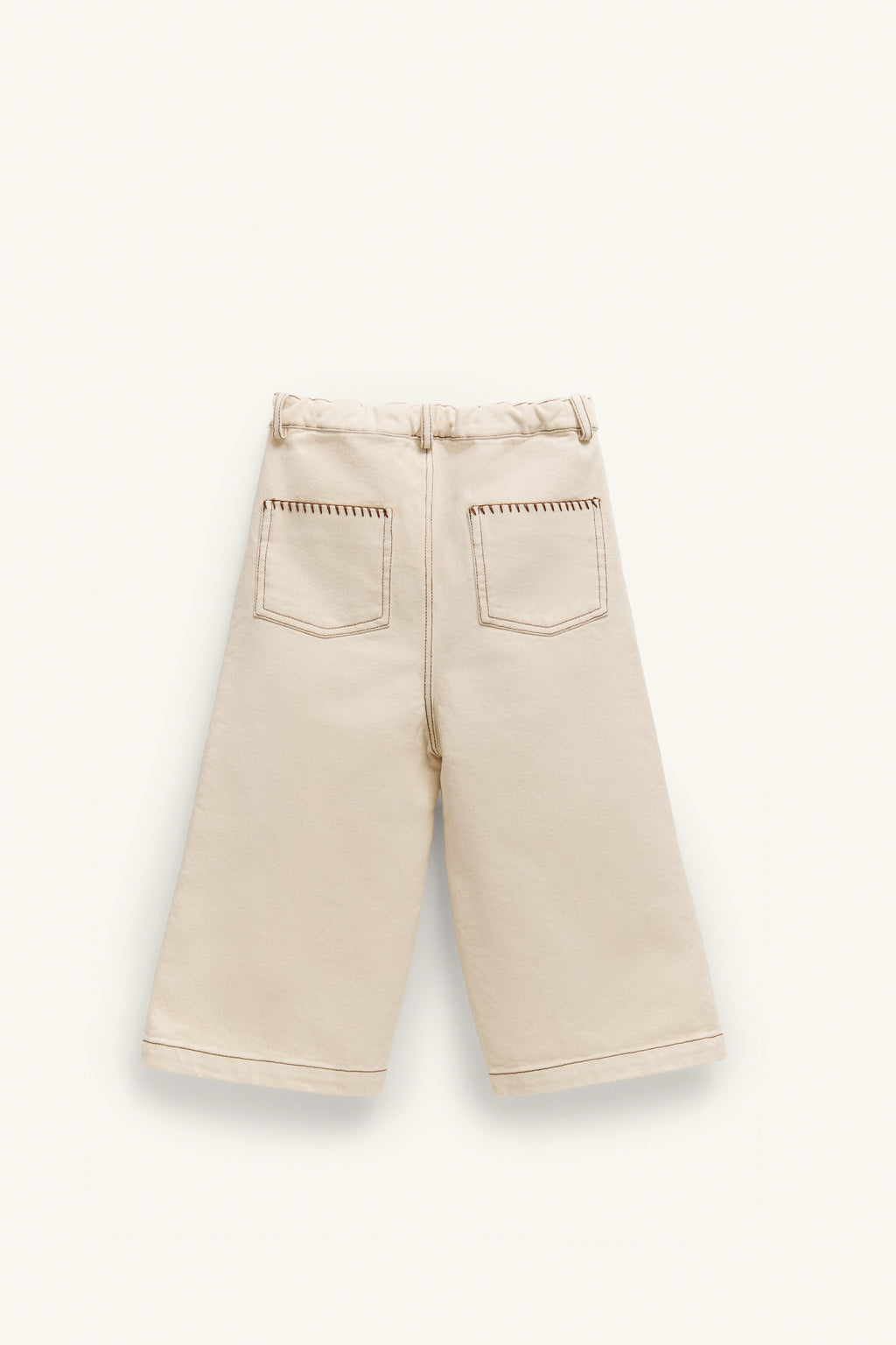 PANTALÓN CULOTTE DENIM CRUDO