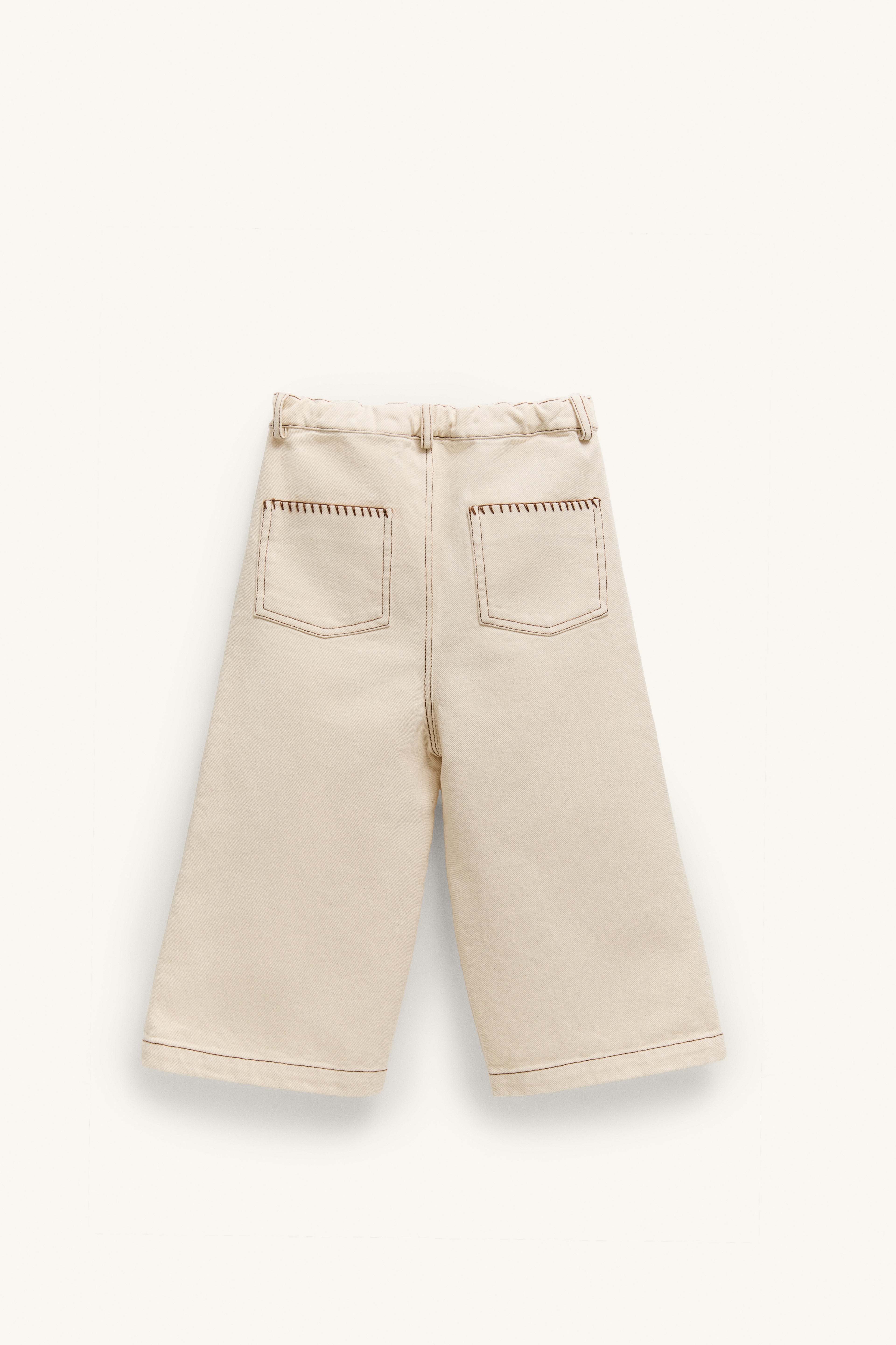 PANTALÓN CULOTTE DENIM CRUDO