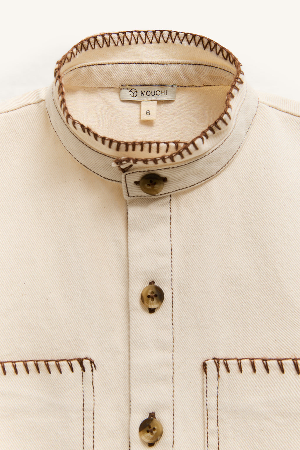 CHALECO DENIM CRUDO