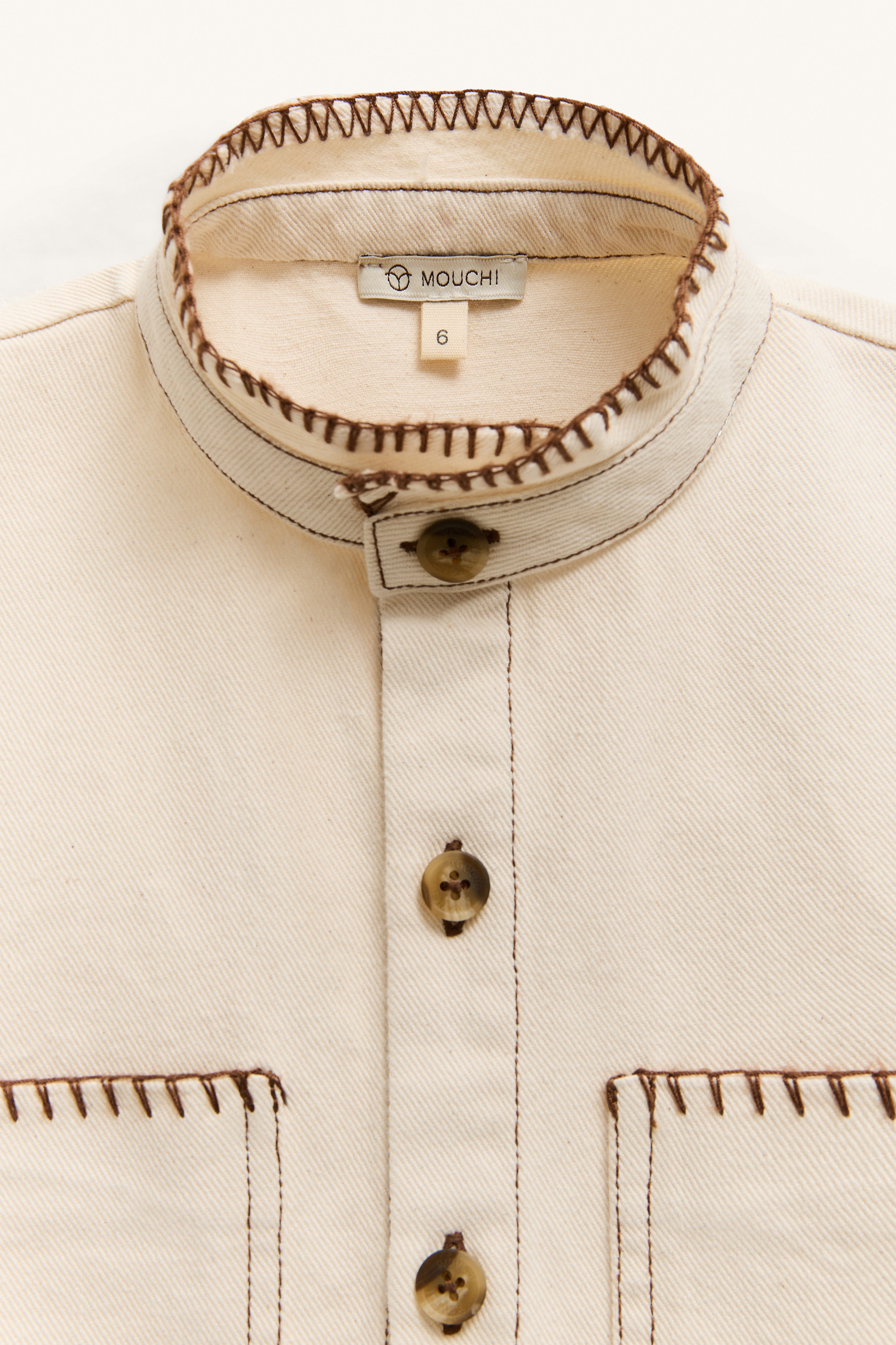 CHALECO DENIM CRUDO