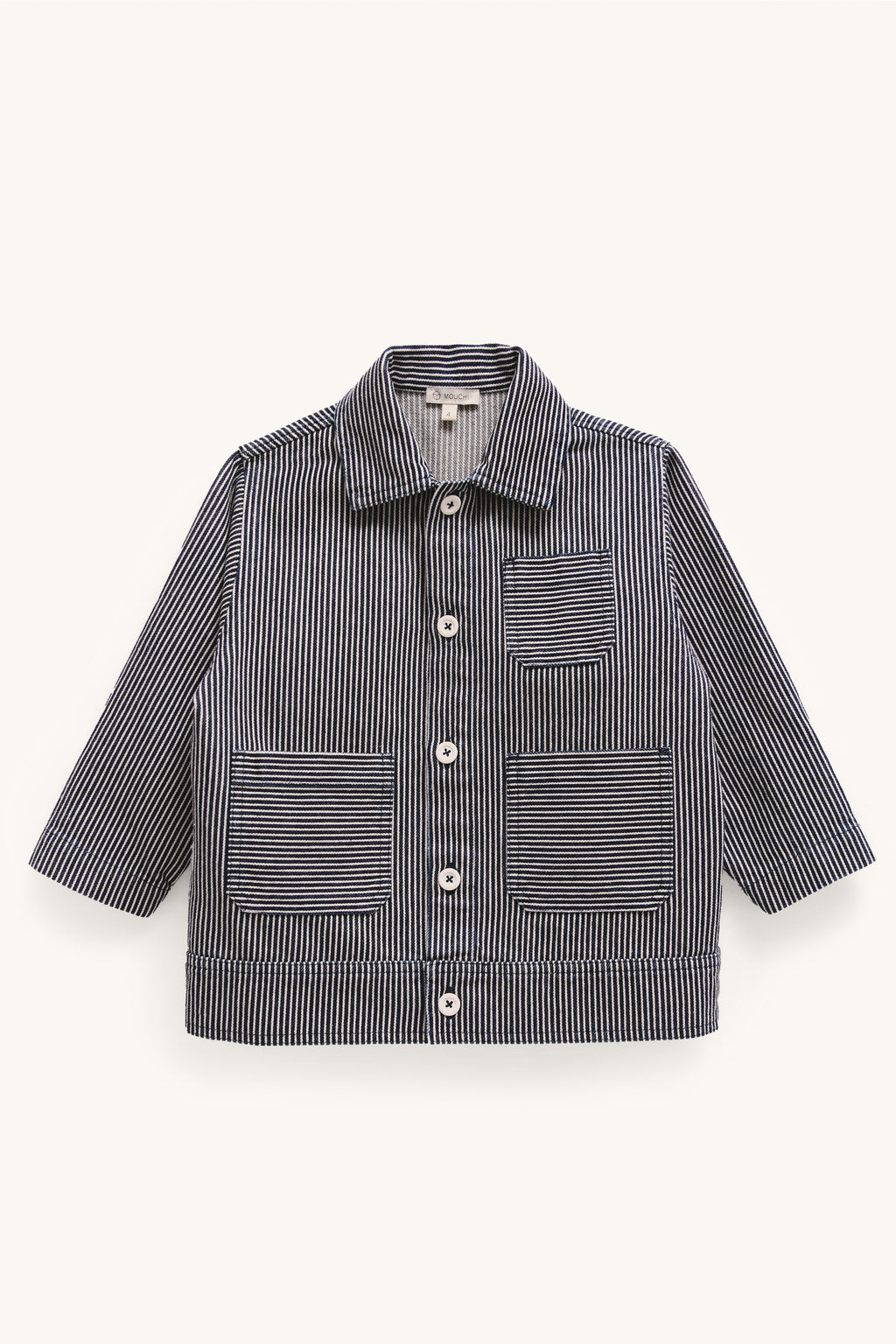 CHAQUETA DENIM RAYAS