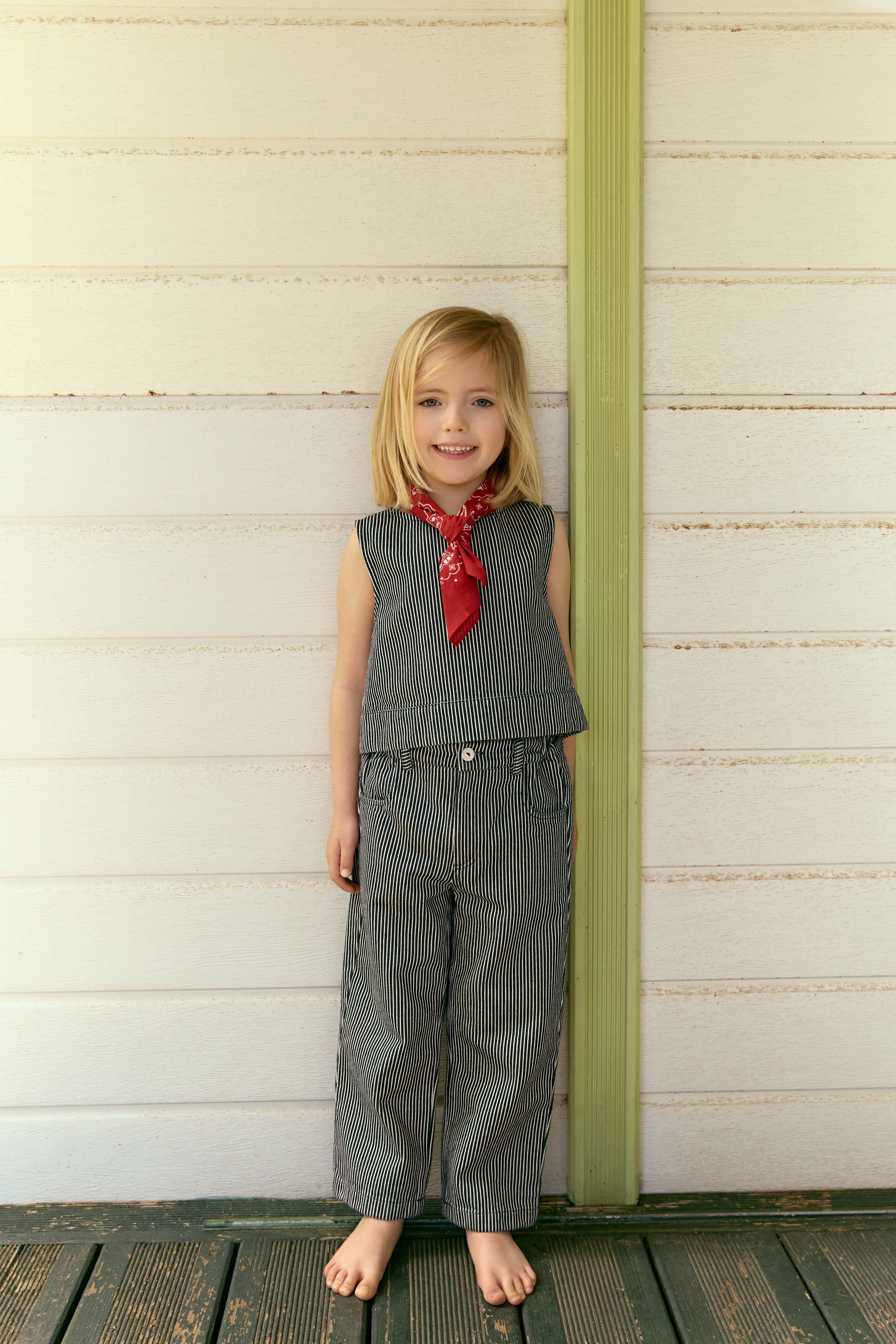TOP DENIM RAYAS